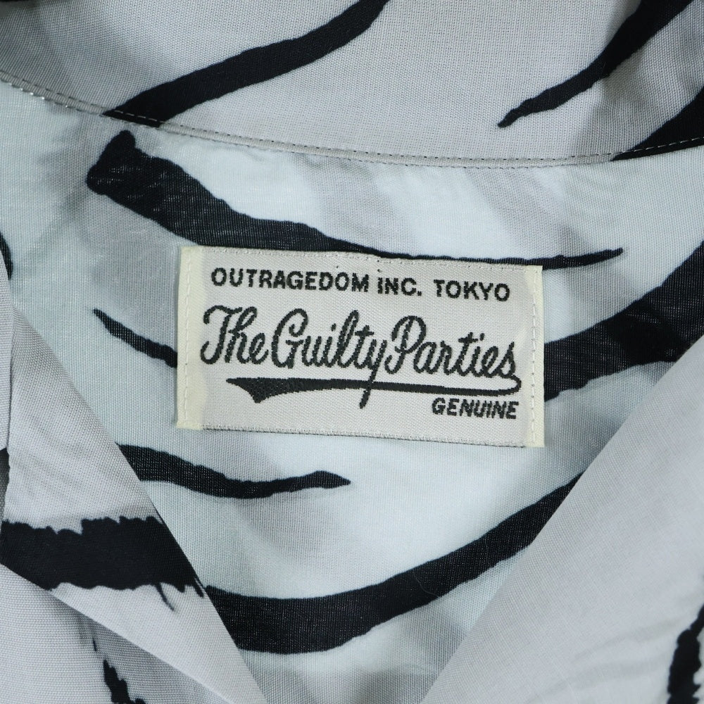 WACKO MARIA(ワコマリア) 22AW TIMLEHI L/S HAWAIIAN SHIRT ティムレヒ ハワイアン 総柄 長袖シャツ グレー TIMLEHI-WM-HI33