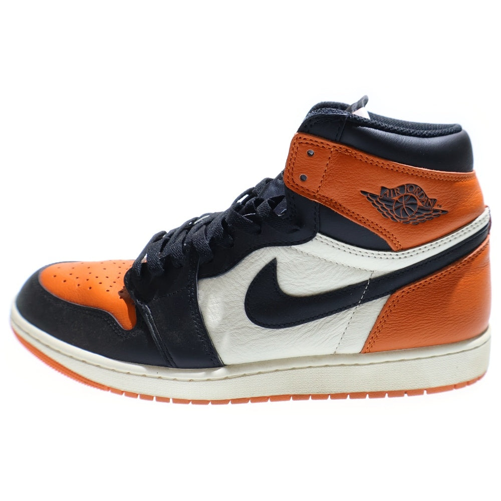 NIKE(ナイキ) AIR JORADN 1 RETRO HIGH OG SHATTERED BACKBOARD エアジョーダン レトロ シャッタードバックボード ハイカットスニーカー US12/30cm DZ5485-008
