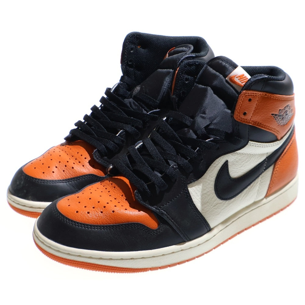 NIKE(ナイキ) AIR JORADN 1 RETRO HIGH OG SHATTERED BACKBOARD エアジョーダン レトロ シャッタードバックボード ハイカットスニーカー US12/30cm DZ5485-008