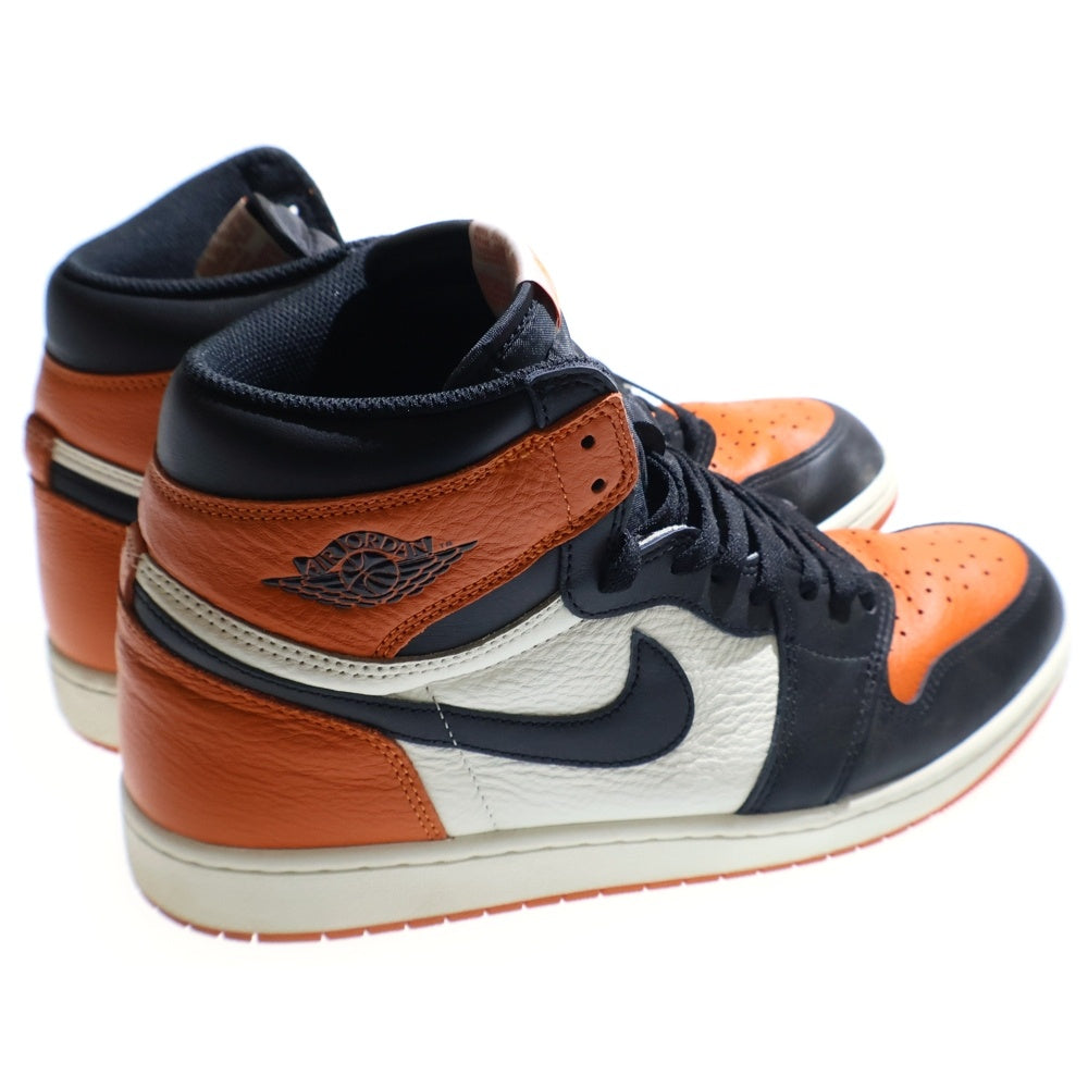 NIKE(ナイキ) AIR JORADN 1 RETRO HIGH OG SHATTERED BACKBOARD エアジョーダン レトロ シャッタードバックボード ハイカットスニーカー US12/30cm DZ5485-008