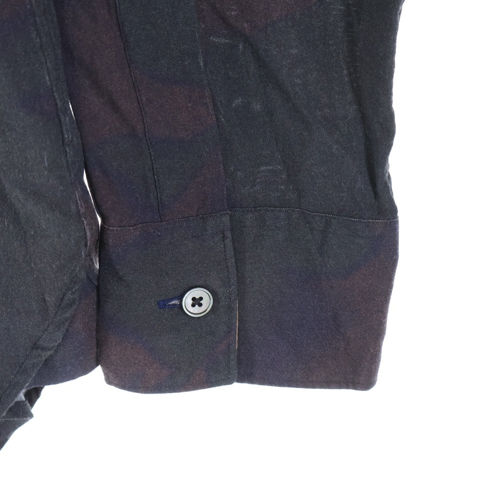 Paul Smith(ポールスミス) レーヨン ロングスリーブ 長袖シャツ ブラウン 243300 122Z