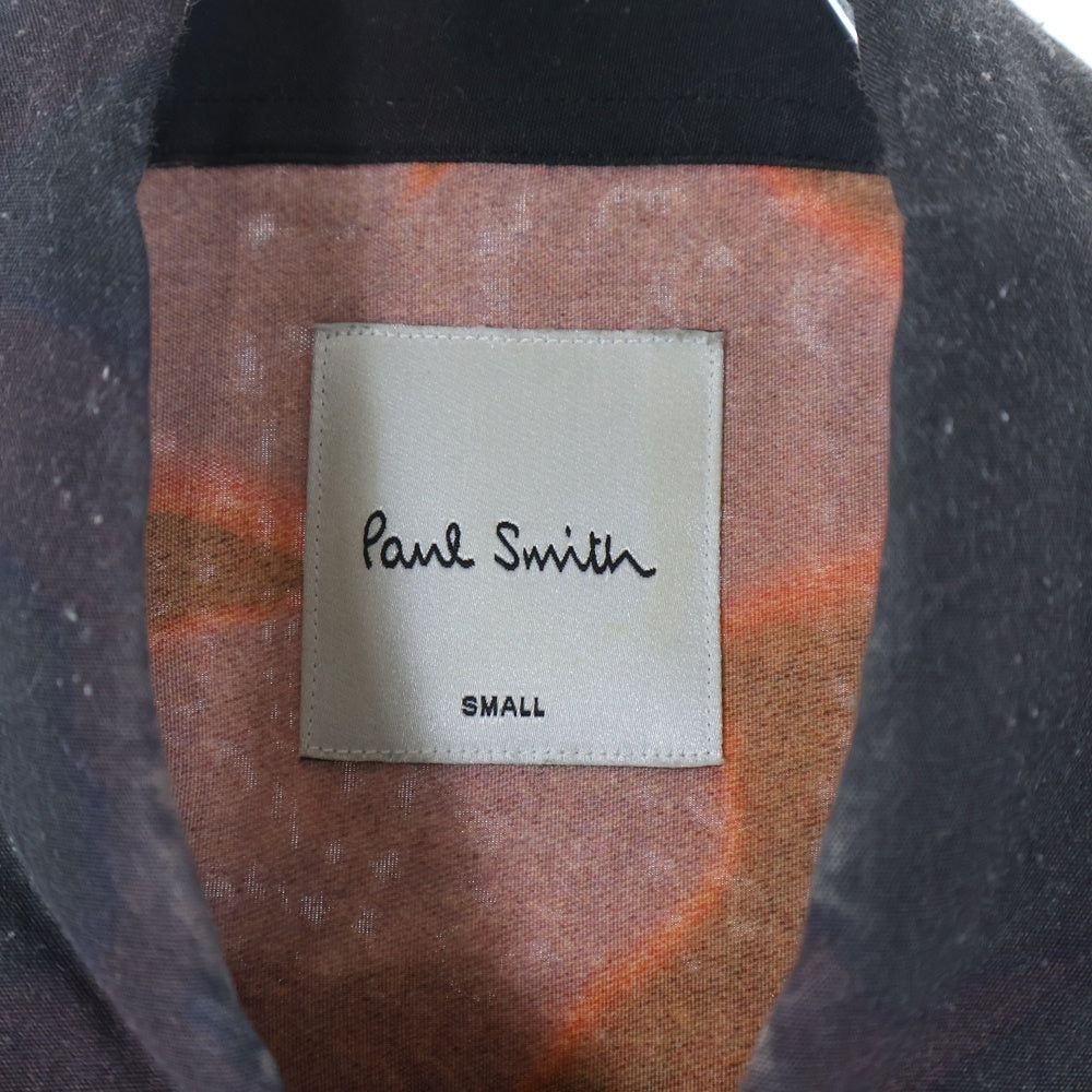Paul Smith(ポールスミス) レーヨン ロングスリーブ 長袖シャツ ブラウン 243300 122Z