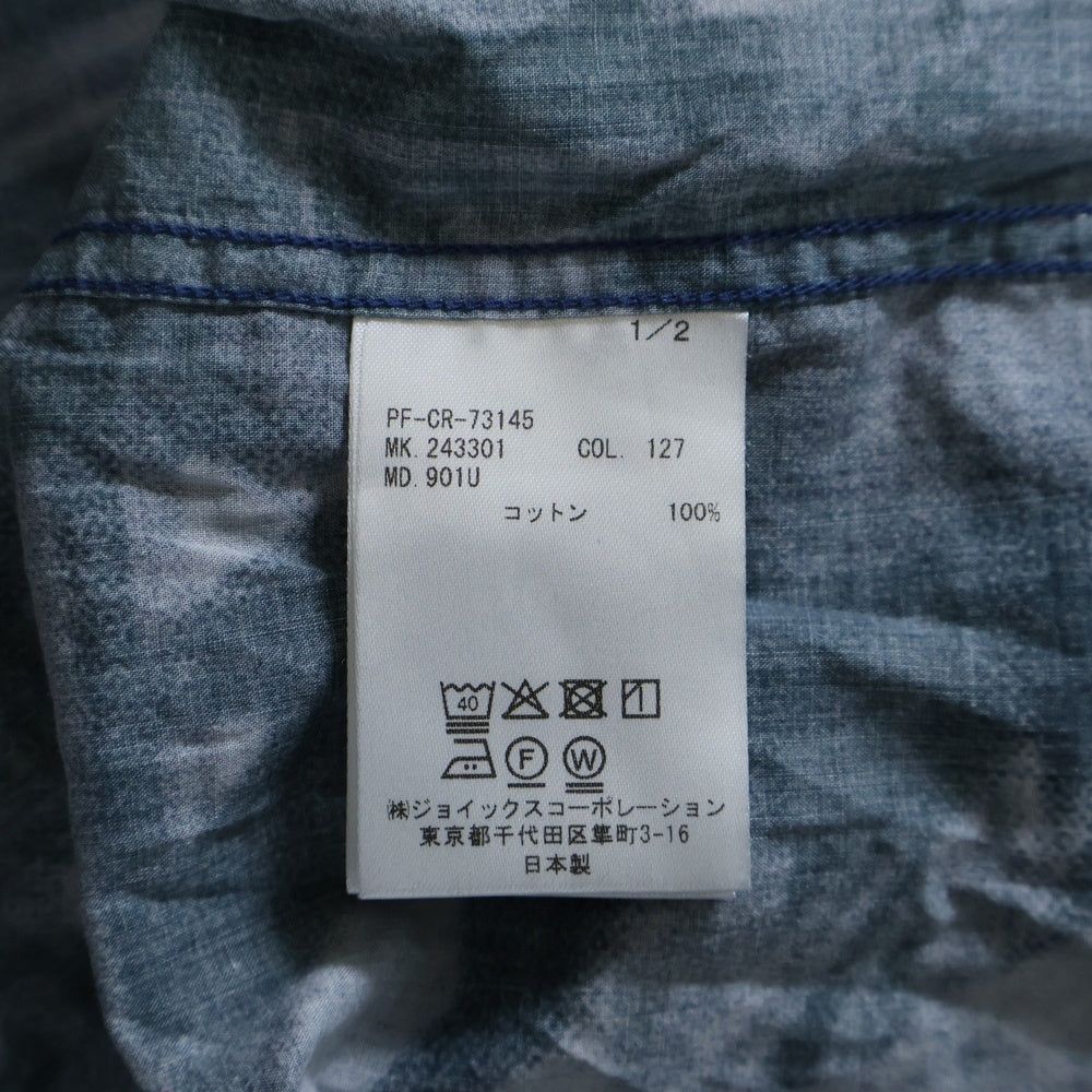 Paul Smith(ポールスミス) 総柄 ロングスリーブ 長袖シャツ ブルー 243301 901U