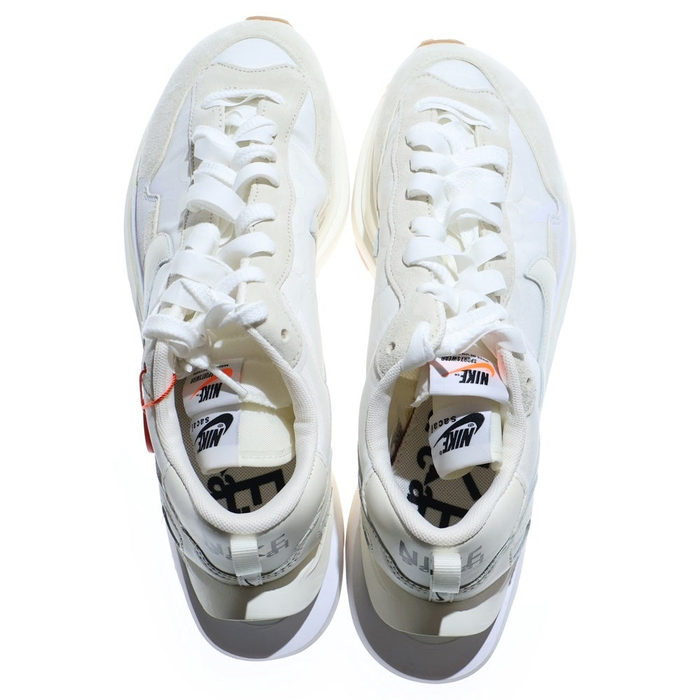 NIKE(ナイキ) ×sacai VAPOR WAFFLE WHITE GUM サカイ ヴェイパーワッフル ホワイトガム ローカットスニーカー ホワイト US8/26cm DD1875-100