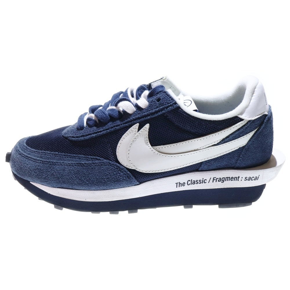 NIKE(ナイキ) ×sacai ×FRAGMENT DESIGN LD WAFFLE サカイ フラグメントデザイン LDワッフル ローカットスニーカー ネイビー US10/28cm DH2684-400