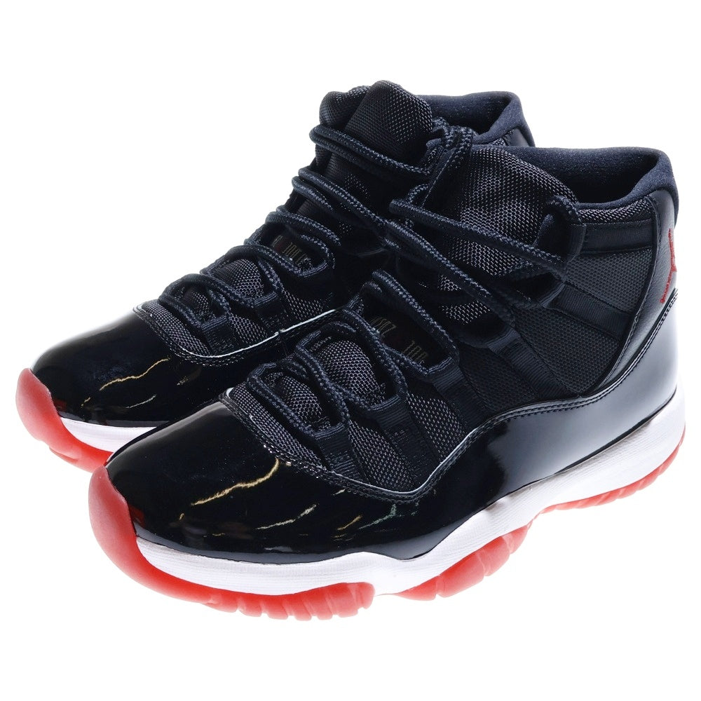 NIKE(ナイキ) AIR JORDAN 11 RETRO BRED エアジョーダン11 レトロ ブレッド ハイカットスニーカー ブラック/レッド US8.5/26.5cm 378037-061