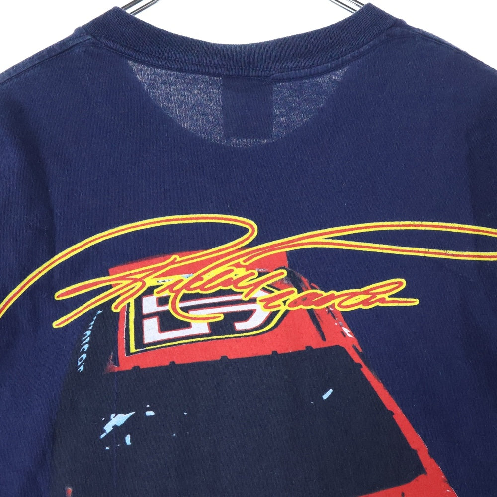 VINTAGE(ヴィンテージ) 90S VINTAGE Budweiser RACING 1998 LOUIE THE LIZARD NASCAR NAVY DELTA バドワイザーレーシング 両面プリント クルーネック 半袖Tシャツ カットソー ネイビー