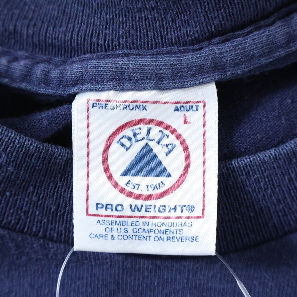 VINTAGE(ヴィンテージ) 90S VINTAGE Budweiser RACING 1998 LOUIE THE LIZARD NASCAR NAVY DELTA バドワイザーレーシング 両面プリント クルーネック 半袖Tシャツ カットソー ネイビー