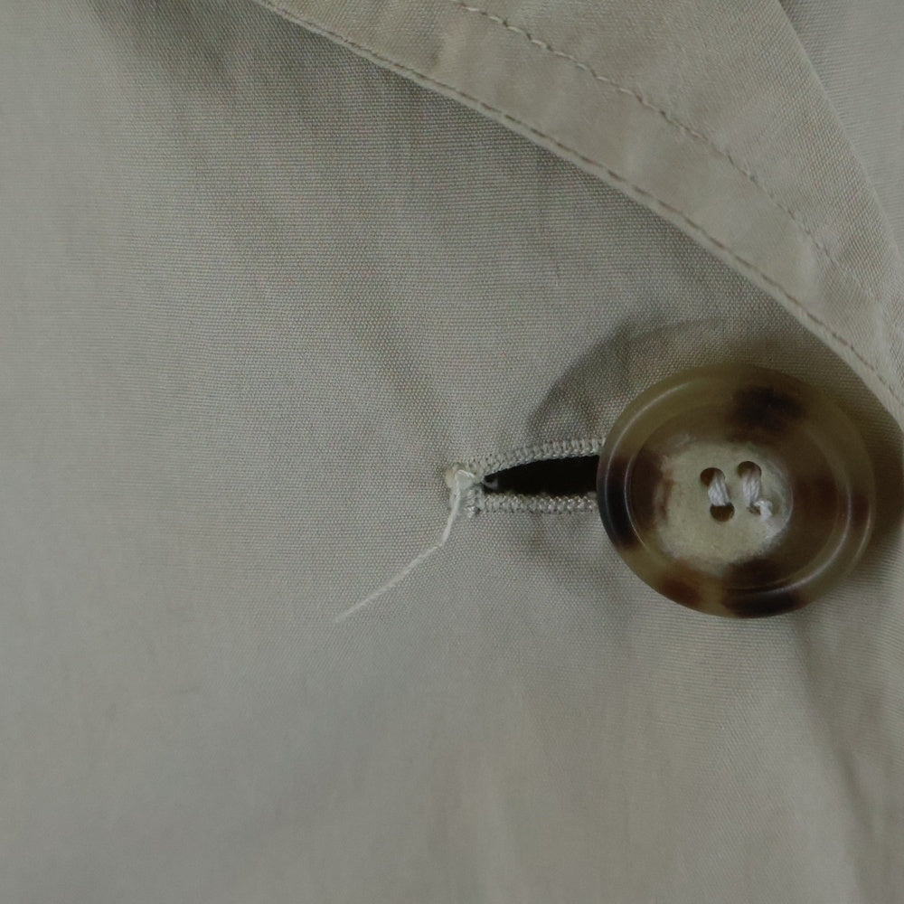 BURBERRYS(バーバリーズ) 80S イングランド製 裏地ノバチェック犬柄 ライトコットン スプリングコート ベージュ