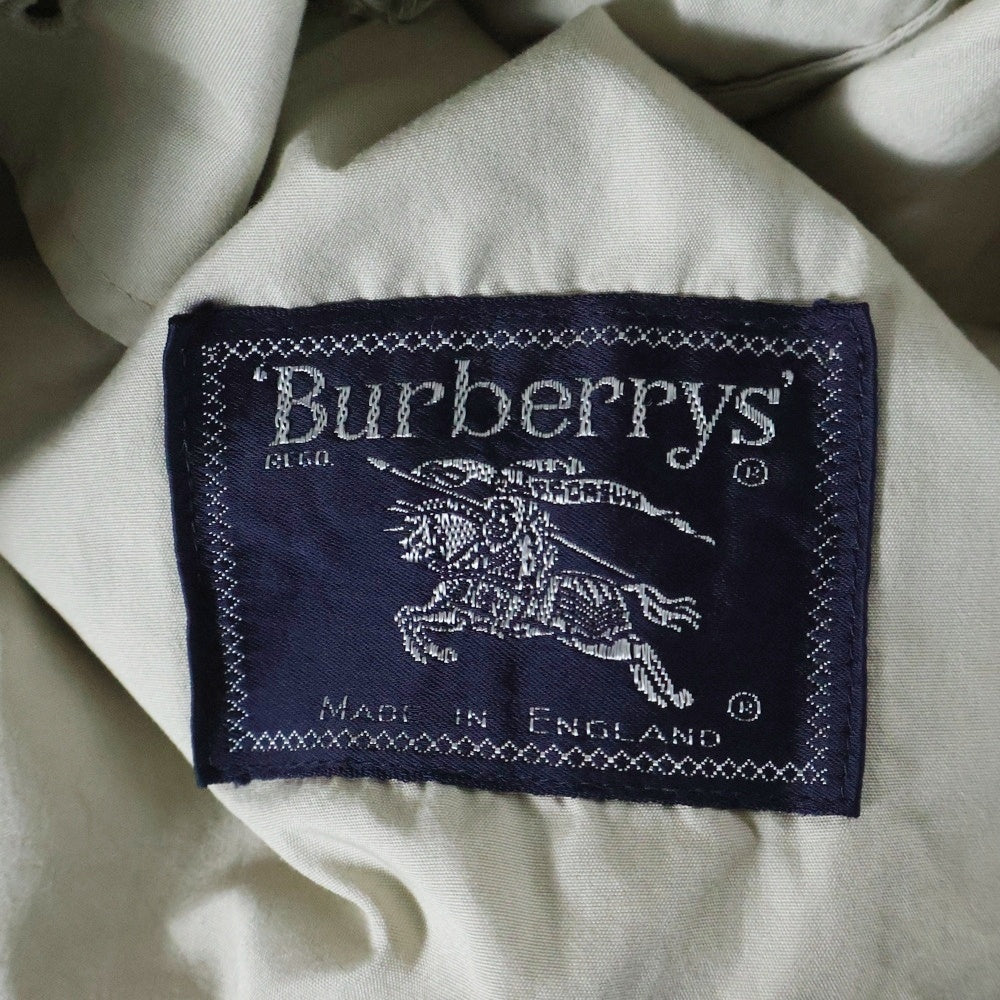 BURBERRYS(バーバリーズ) 80S イングランド製 裏地ノバチェック犬柄 ライトコットン スプリングコート ベージュ