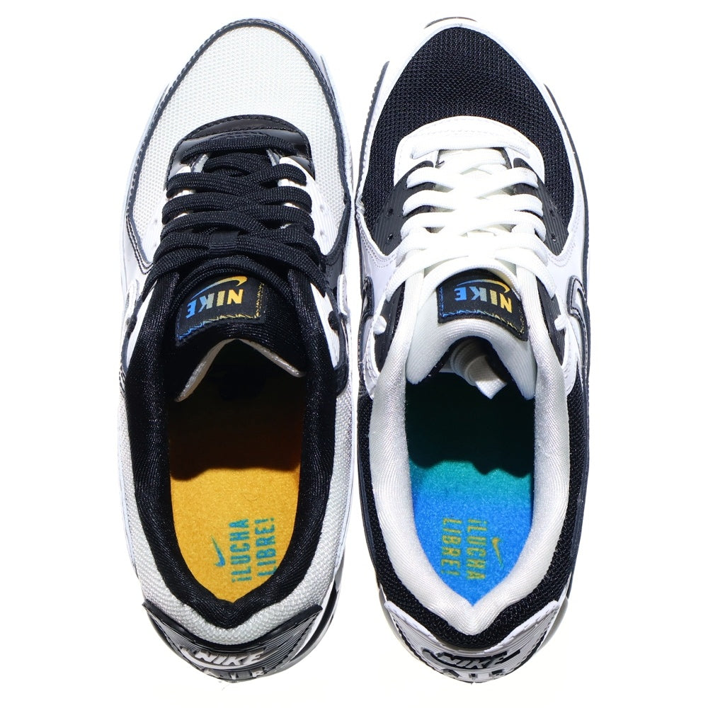 NIKE(ナイキ) AIR MAX 90 SE LUCHA LIBRE エアマックス90 SE ルチャリブレ ローカットスニーカー ホワイト/ブラック US8.5/26.5cm DM6178-010