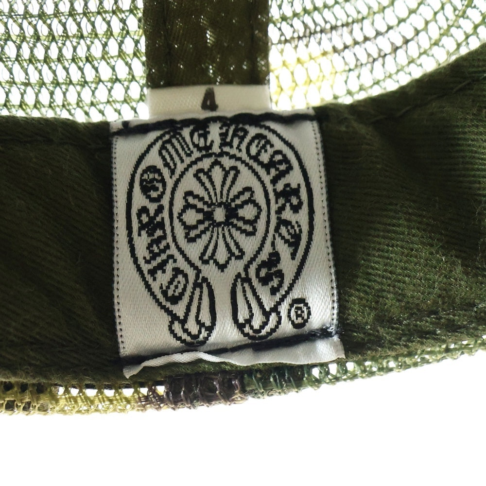 CHROME HEARTS(クロムハーツ) OLD TRUCKER CAP CHパッチ メッシュトラッカーキャップ 帽子 カーキ