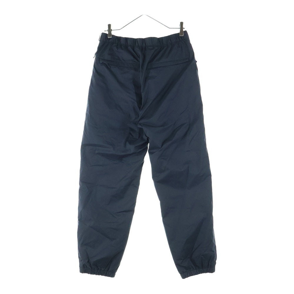 The Ennoy Professional(エンノイプロフェッショナル) 24AW PROFESSIONAL PADDED PANTS ロゴエンブロイダリー ナイロン ジョガーパンツ ブラック AW24BRENPT05LP