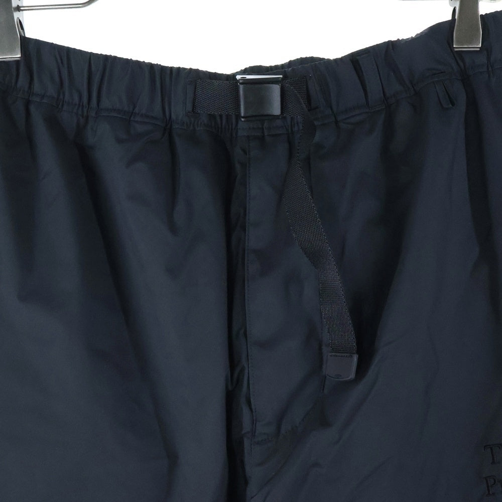 The Ennoy Professional(エンノイプロフェッショナル) 24AW PROFESSIONAL PADDED PANTS ロゴエンブロイダリー ナイロン ジョガーパンツ ブラック AW24BRENPT05LP