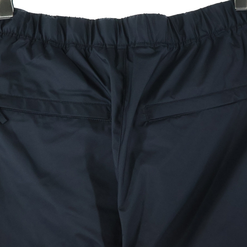 The Ennoy Professional(エンノイプロフェッショナル) 24AW PROFESSIONAL PADDED PANTS ロゴエンブロイダリー ナイロン ジョガーパンツ ブラック AW24BRENPT05LP