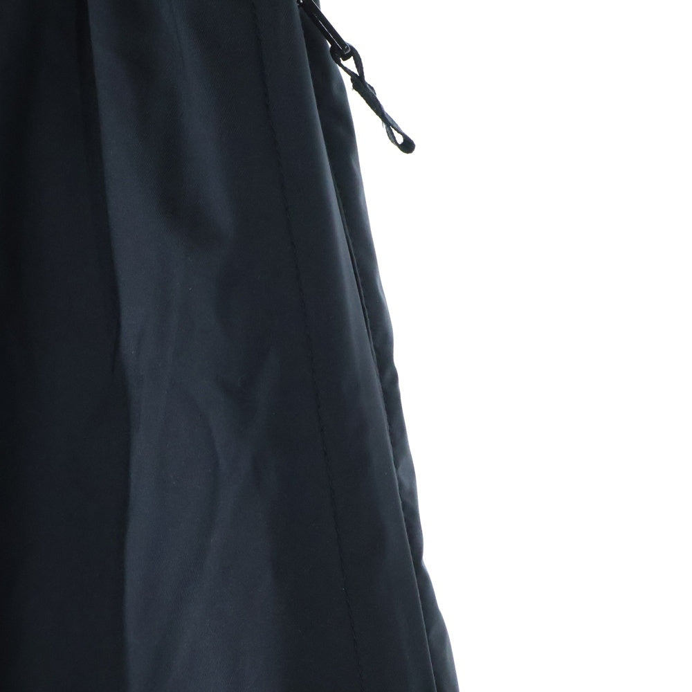 The Ennoy Professional(エンノイプロフェッショナル) 24AW PROFESSIONAL PADDED PANTS ロゴエンブロイダリー ナイロン ジョガーパンツ ブラック AW24BRENPT05LP