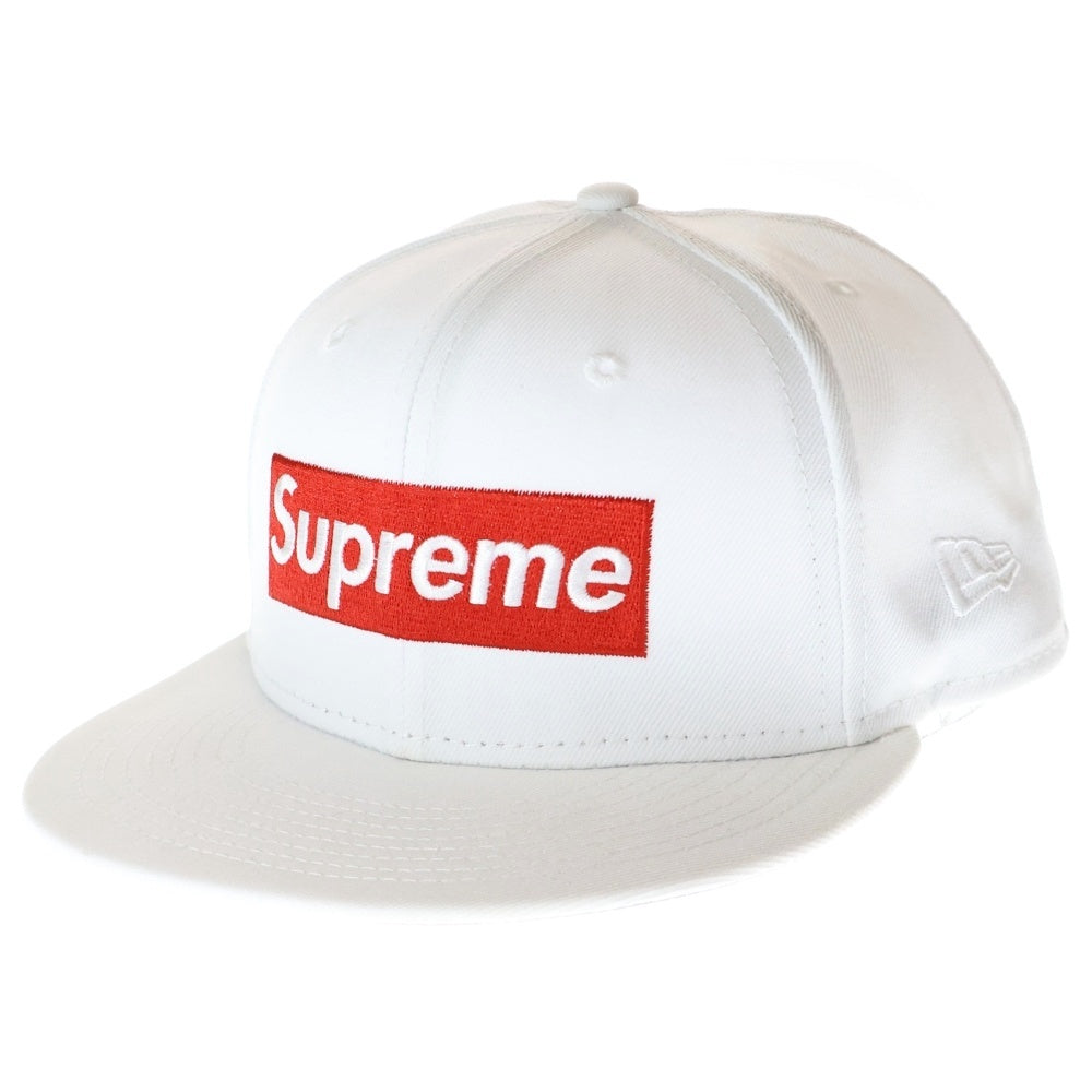 SUPREME(シュプリーム) 22AW ×NEW ERA Money Box Logo Cap ニューエラ マネー ボックス ロゴ ベースボールキャップ 帽子 ホワイト