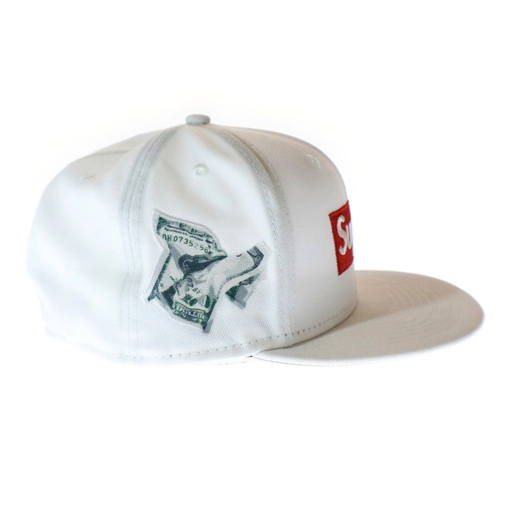 SUPREME(シュプリーム) 22AW ×NEW ERA Money Box Logo Cap ニューエラ マネー ボックス ロゴ ベースボールキャップ 帽子 ホワイト