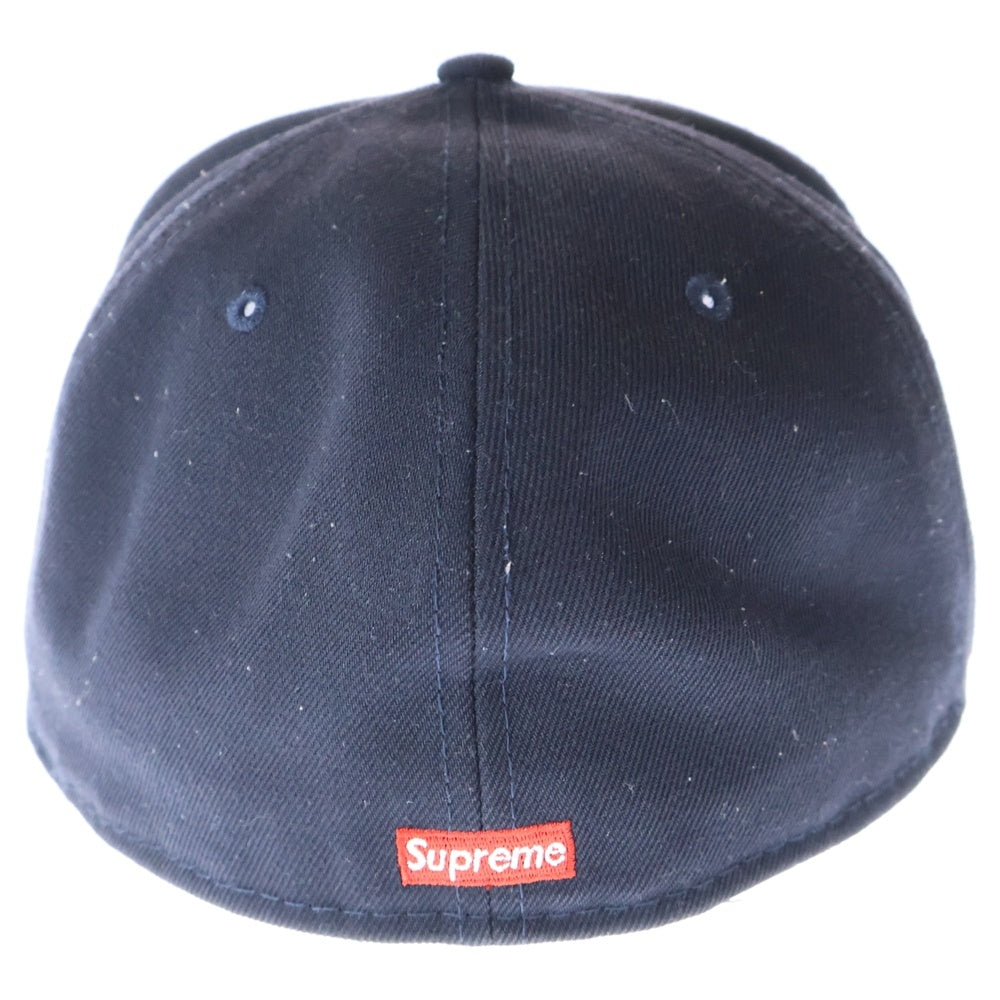 SUPREME(シュプリーム) 22SS ×NEW ERA Hand Style Cap ニューエラ ハンドスタイル ロゴ 6パネル ベースボールキャップ 帽子 ネイビー