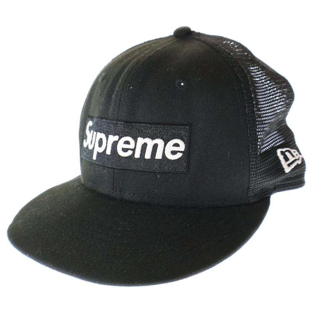 SUPREME(シュプリーム) 24SS ×NEW ERA Box Logo Mesh Cap ニューエラ ボックスロゴ メッシュキャップ 帽子 ブラック