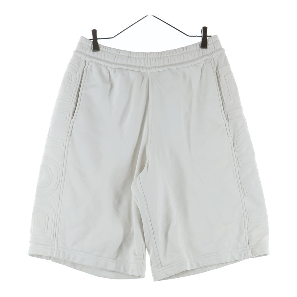 BURBERRY(バーバリー) LOGO PRINT COTTON DRAWCORD SHORTS ロゴ プリント コットン ドローコード ショーツ ハーフパンツ ホワイト 8050895