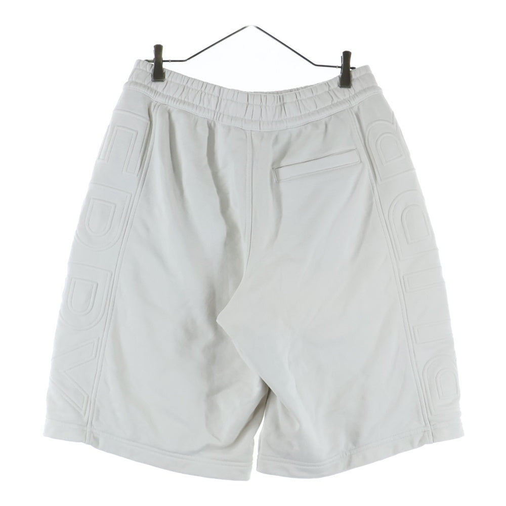 BURBERRY(バーバリー) LOGO PRINT COTTON DRAWCORD SHORTS ロゴ プリント コットン ドローコード ショーツ ハーフパンツ ホワイト 8050895