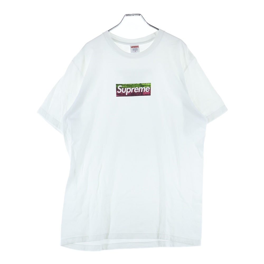 SUPREME(シュプリーム) 25SS Fire Relief Box Logo Tee ファイアー リリーフ ボックス ロゴ クルーネック半袖Tシャツ カットソー ホワイト