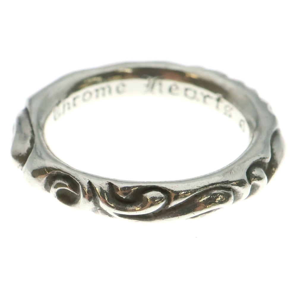 CHROME HEARTS(クロムハーツ) SCRL BAND スクロールバンド リング シルバー BCA351
