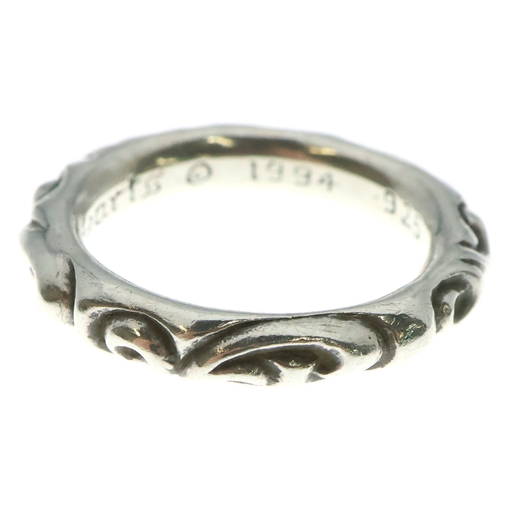 CHROME HEARTS(クロムハーツ) SCRL BAND スクロールバンド リング シルバー BCA351