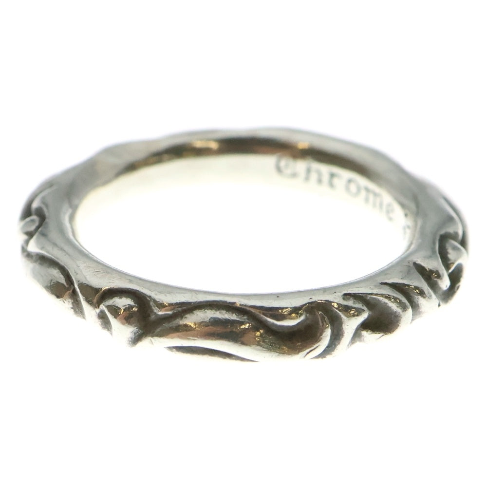 CHROME HEARTS(クロムハーツ) SCRL BAND スクロールバンド リング シルバー BCA351