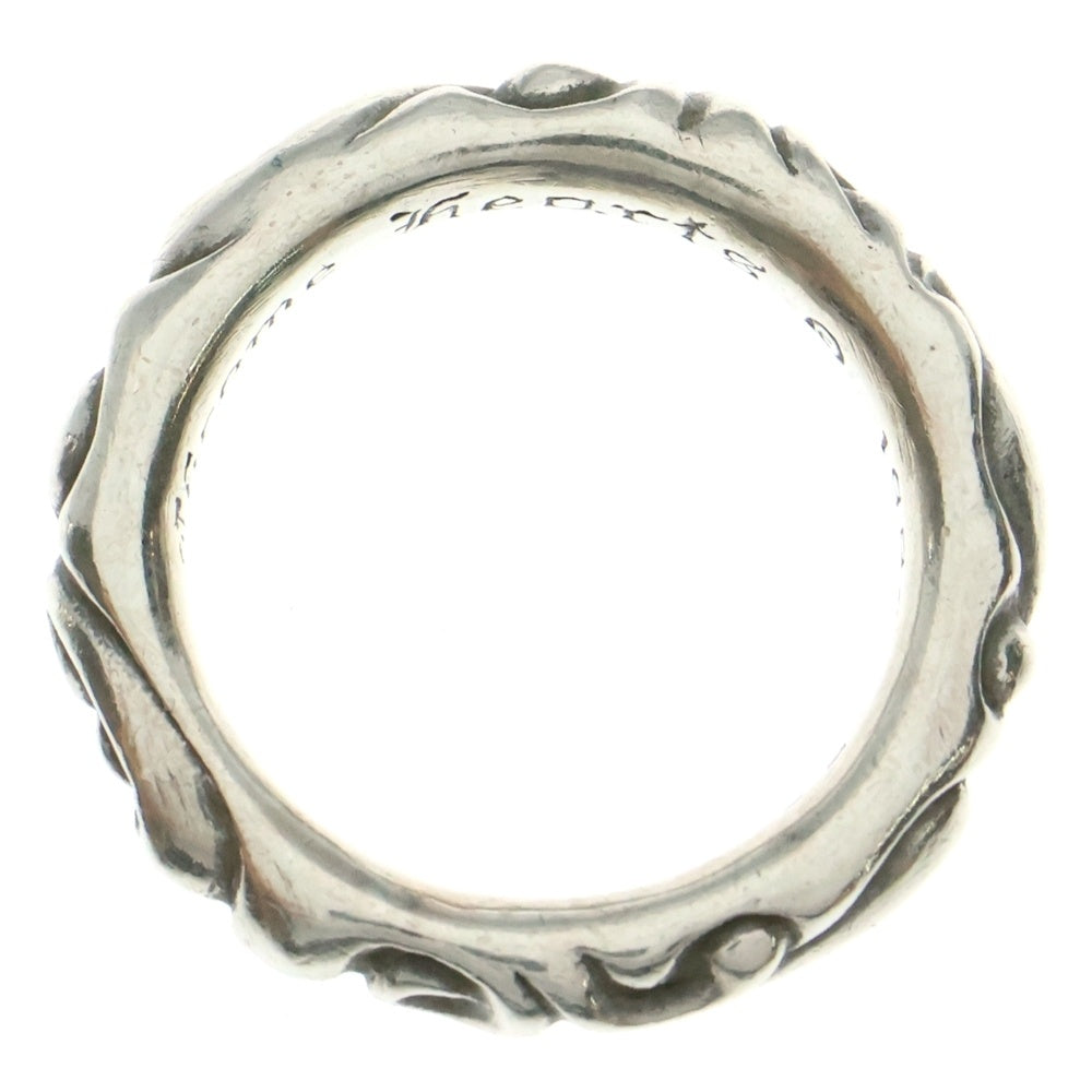 CHROME HEARTS(クロムハーツ) SCRL BAND スクロールバンド リング シルバー BCA351
