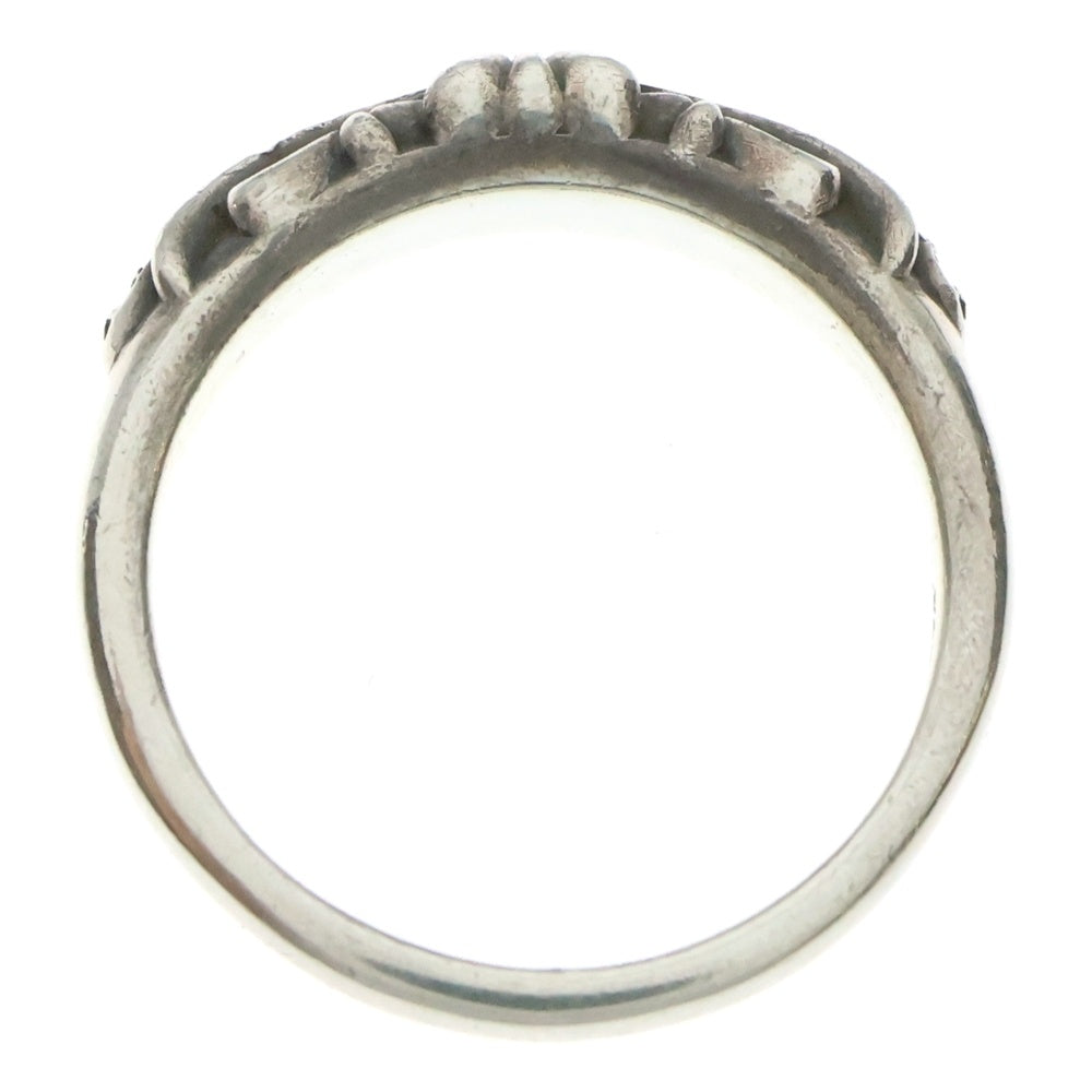 CHROME HEARTS(クロムハーツ) BABYCLSC P/DIA ベイビークラシック フローラルクロスリング PAVEダイヤ シルバー