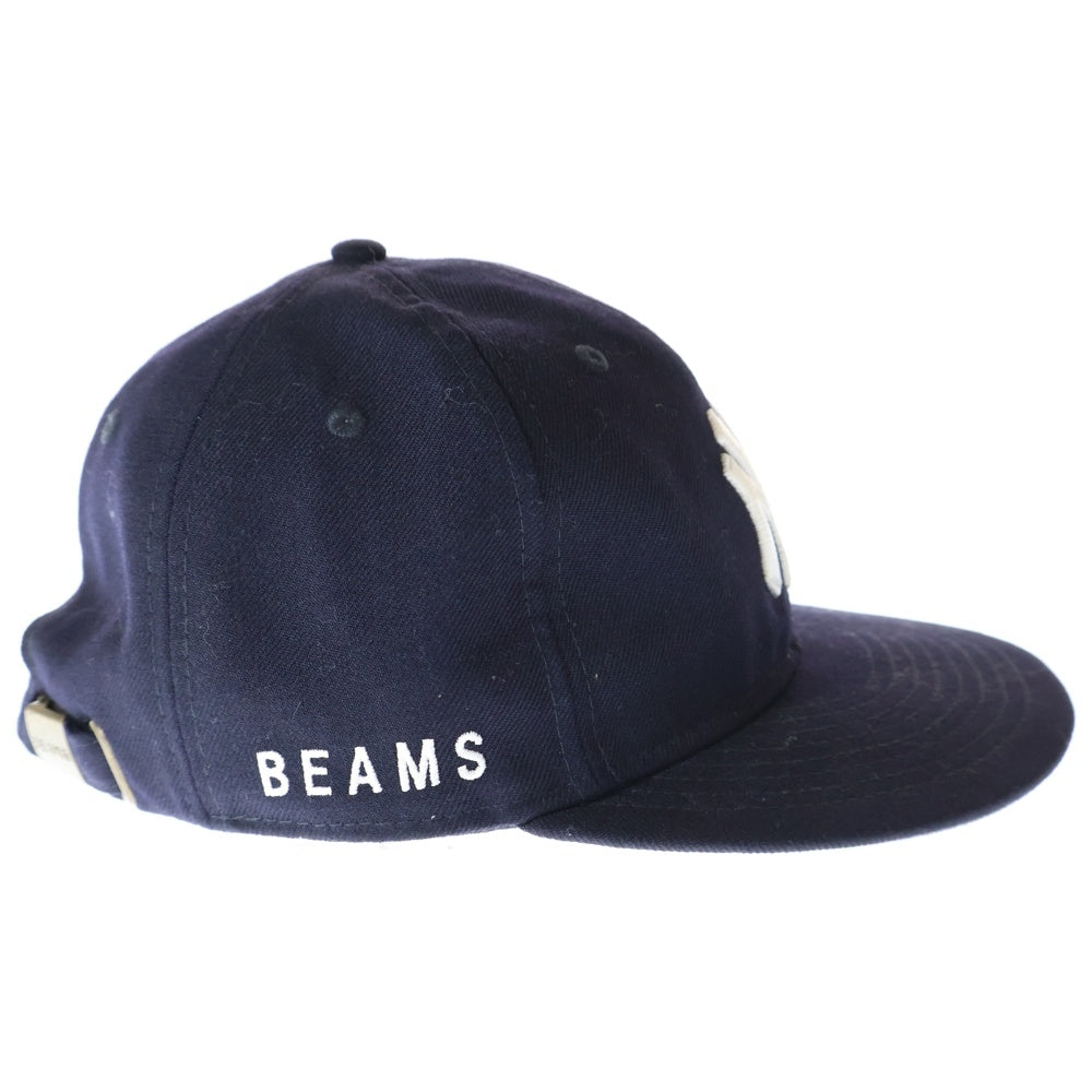 NEW ERA(ニューエラ) BEAMS別注 9FIFTY RETRO CROWN CAP レトロ クラウン ニューヨークヤンキース 6パネル ベースボールキャップ 帽子 ネイビー