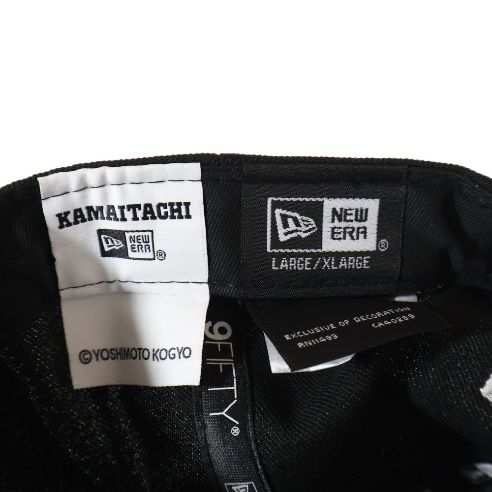 NEW ERA(ニューエラ) 9FIFTY KAMAITACHI KMITC かまいたち 6パネル ベースボールキャップ 帽子 ブラック 14667299