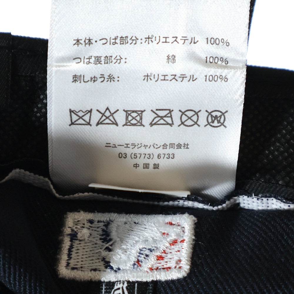 NEW ERA(ニューエラ) NEW YORK YANKEES FLOWER EMB 59FIFTY ニューヨークヤンキース フラワー刺繍 6パネル ベースボールキャップ 帽子 ネイビー