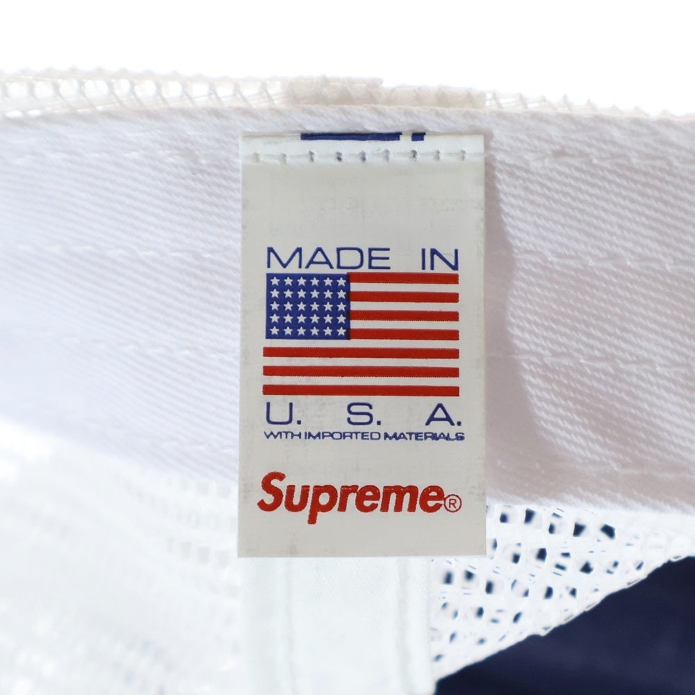 SUPREME(シュプリーム) 23AW Camacho Mesh Back 5 Panel カマチョワッペン 5パネル メッシュ トラッカーキャップ ネイビー