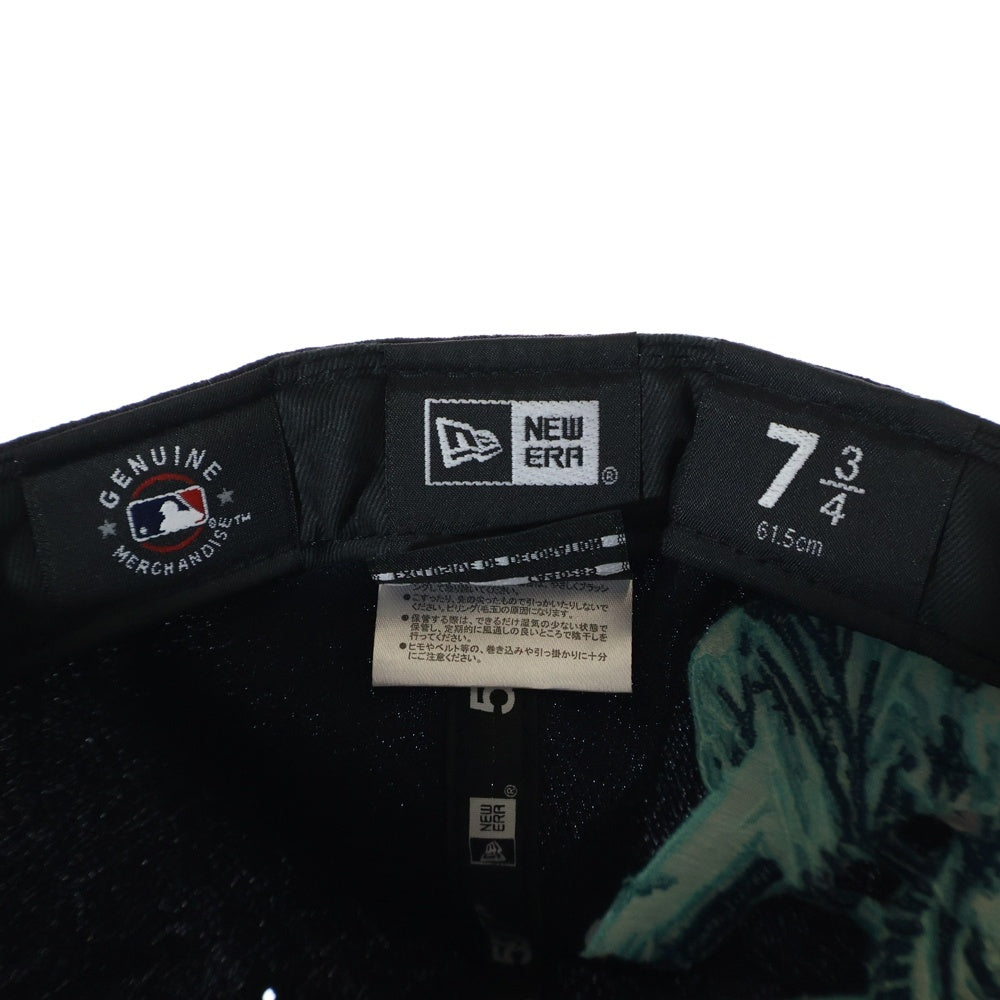 NEW ERA(ニューエラ) 59FIFTY New York Yankees ニューヨークヤンキース 自由の女神 6パネル ベースボールキャップ 帽子 ネイビー