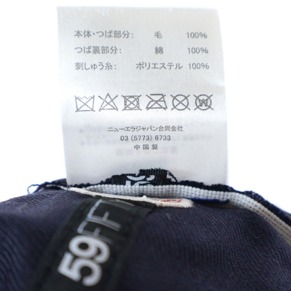 NEW ERA(ニューエラ) 59FIFTY New York Yankees ニューヨークヤンキース 自由の女神 6パネル ベースボールキャップ 帽子 ネイビー