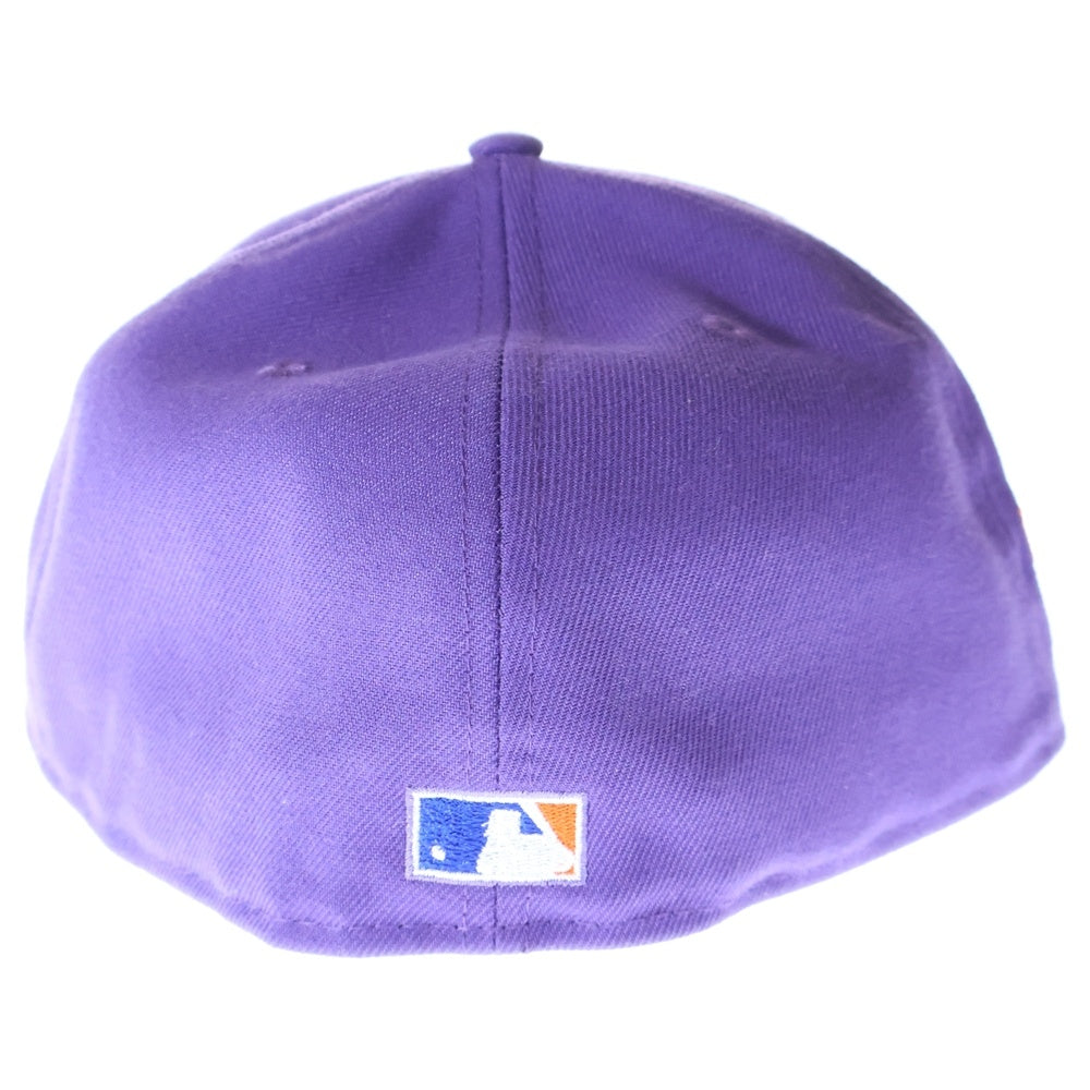 NEW ERA(ニューエラ) 59FIFTY New York Mets 25Th Anniversary ニューヨークメッツ 6パネル ベースボールキャップ 帽子 パープル