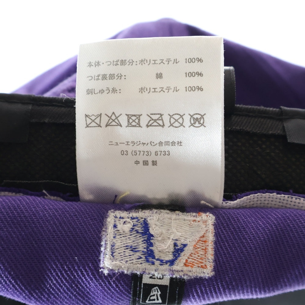 NEW ERA(ニューエラ) 59FIFTY New York Mets 25Th Anniversary ニューヨークメッツ 6パネル ベースボールキャップ 帽子 パープル