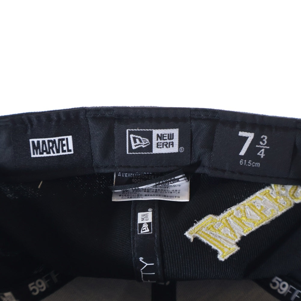 NEW ERA(ニューエラ) 59FIFTY NBA ロサンゼルスレイカーズ ムービーキャラクター刺繍 6パネル ベースボールキャップ 帽子 ブラック