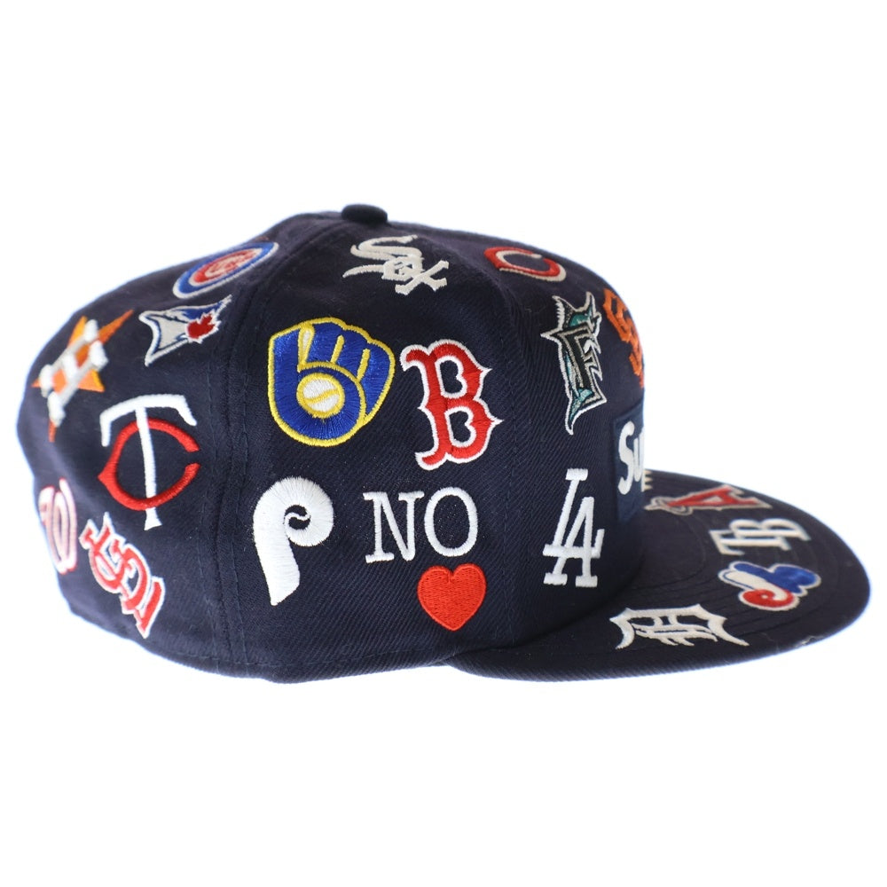 SUPREME(シュプリーム) 20SS ×NEW ERA MLB Box Logo Cap ニューエラ ボックスロゴ 6パネル ベースボールキャップ 帽子 ネイビー