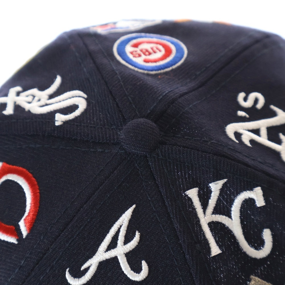 SUPREME(シュプリーム) 20SS ×NEW ERA MLB Box Logo Cap ニューエラ ボックスロゴ 6パネル ベースボールキャップ 帽子 ネイビー