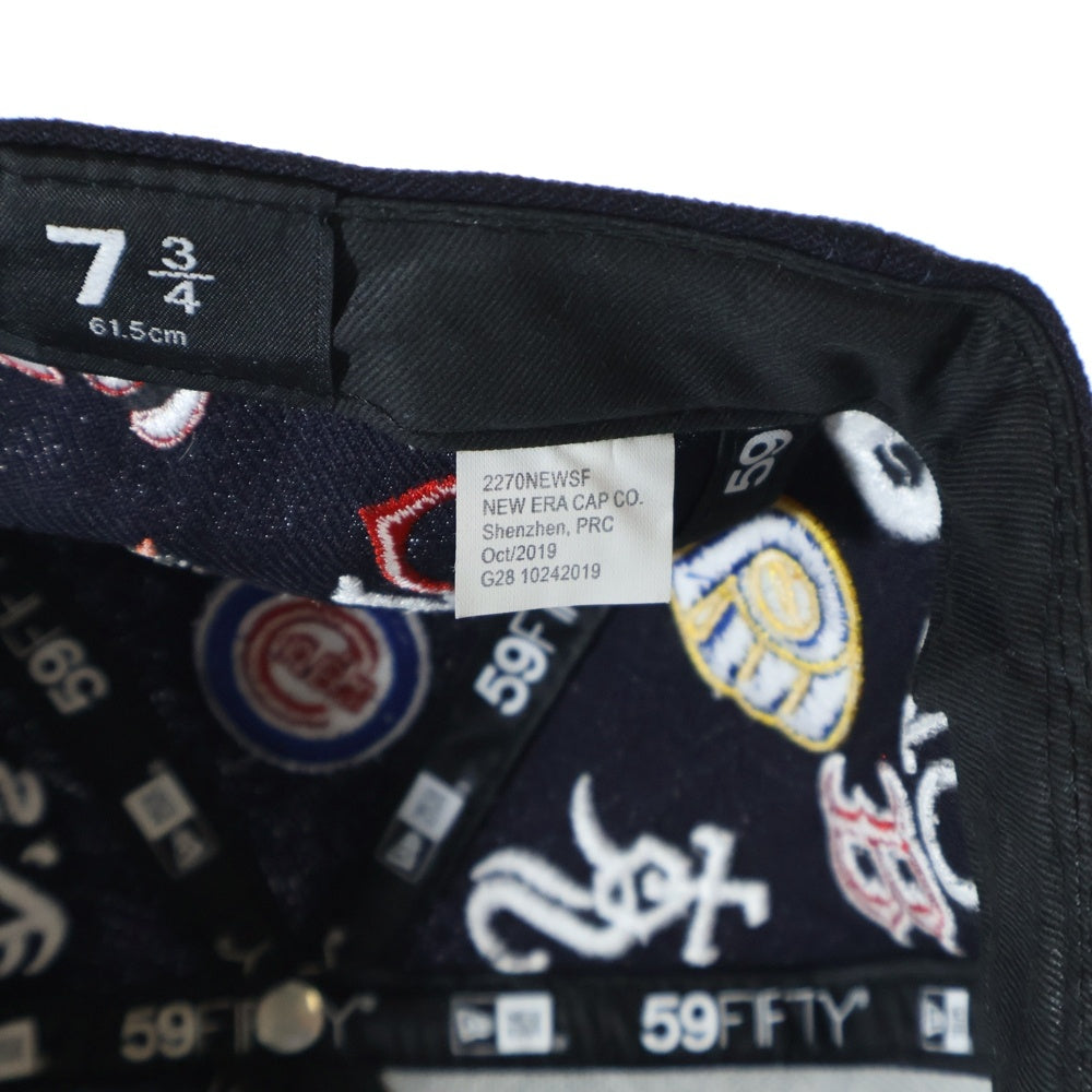 SUPREME(シュプリーム) 20SS ×NEW ERA MLB Box Logo Cap ニューエラ ボックスロゴ 6パネル ベースボールキャップ 帽子 ネイビー