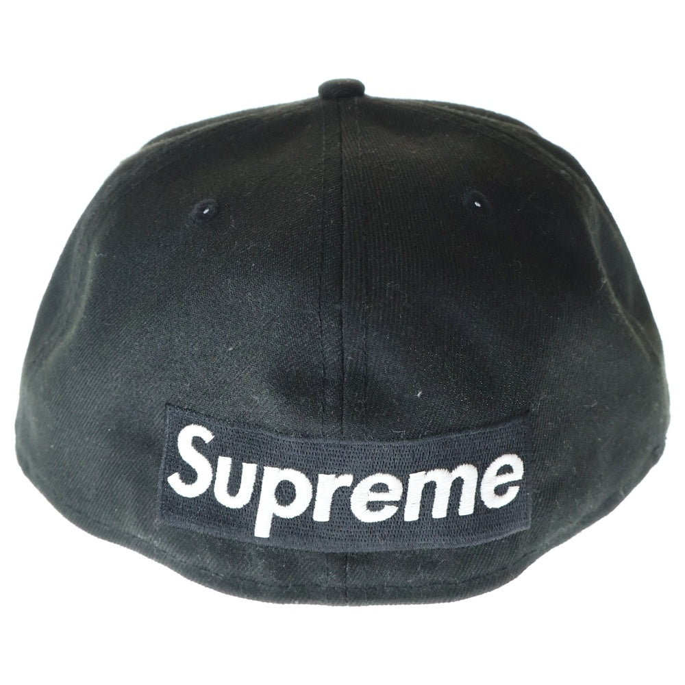 SUPREME(シュプリーム) 21SS ×NEW ERA Reverse Box Logo Cap ニューエラ リバースボックスロゴ 6パネル ベースボールキャップ 帽子 ブラック