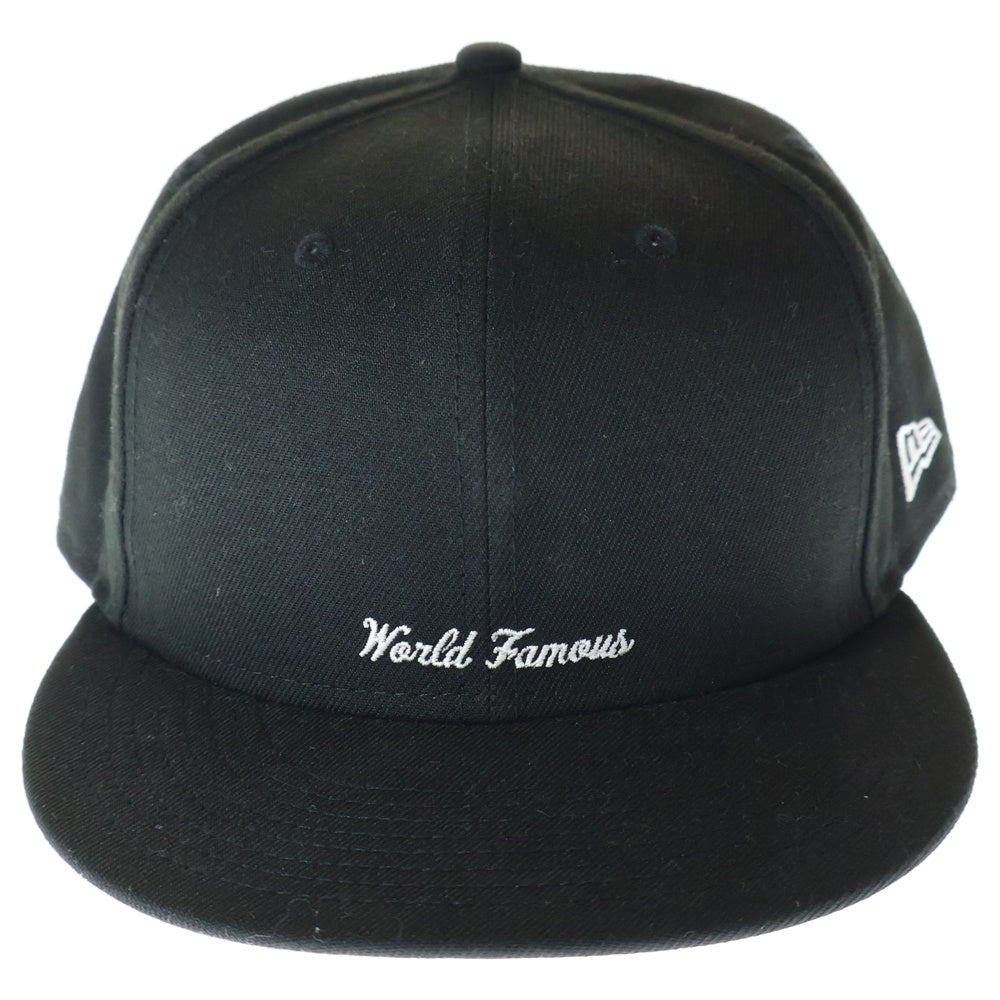 SUPREME(シュプリーム) 21SS ×NEW ERA Reverse Box Logo Cap ニューエラ リバースボックスロゴ 6パネル ベースボールキャップ 帽子 ブラック