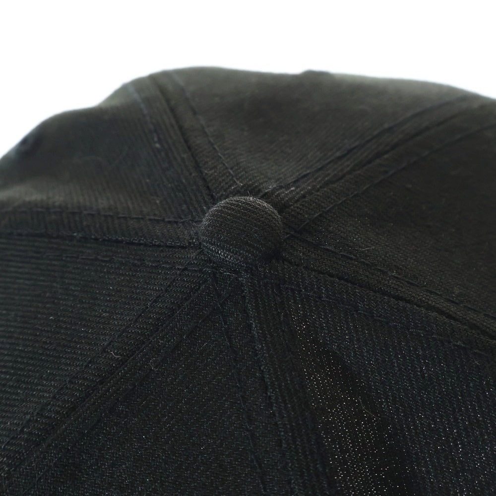 SUPREME(シュプリーム) 21SS ×NEW ERA Reverse Box Logo Cap ニューエラ リバースボックスロゴ 6パネル ベースボールキャップ 帽子 ブラック