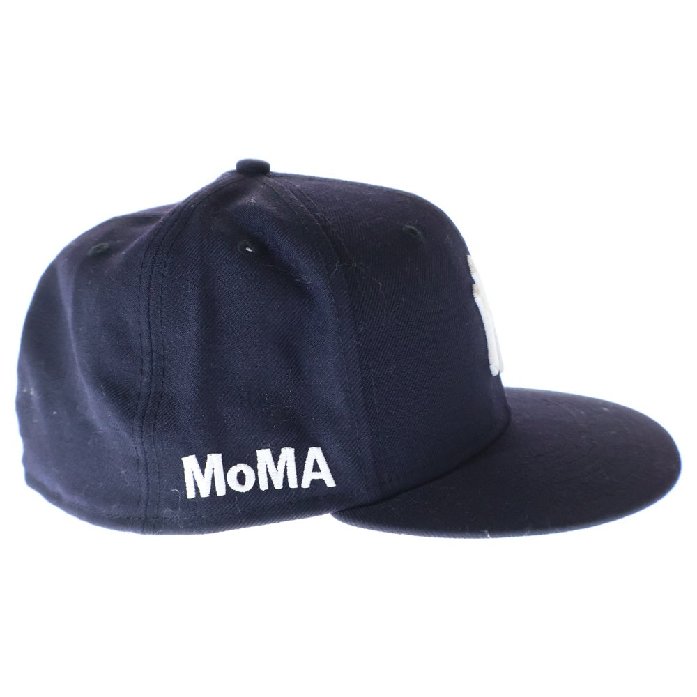NEW ERA(ニューエラ) MoMA 59FIFTY New York Yankees モマ ニューヨークヤンキース 6パネル ベースボールキャップ 帽子 ネイビー