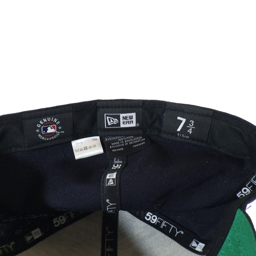 NEW ERA(ニューエラ) MoMA 59FIFTY New York Yankees モマ ニューヨークヤンキース 6パネル ベースボールキャップ 帽子 ネイビー