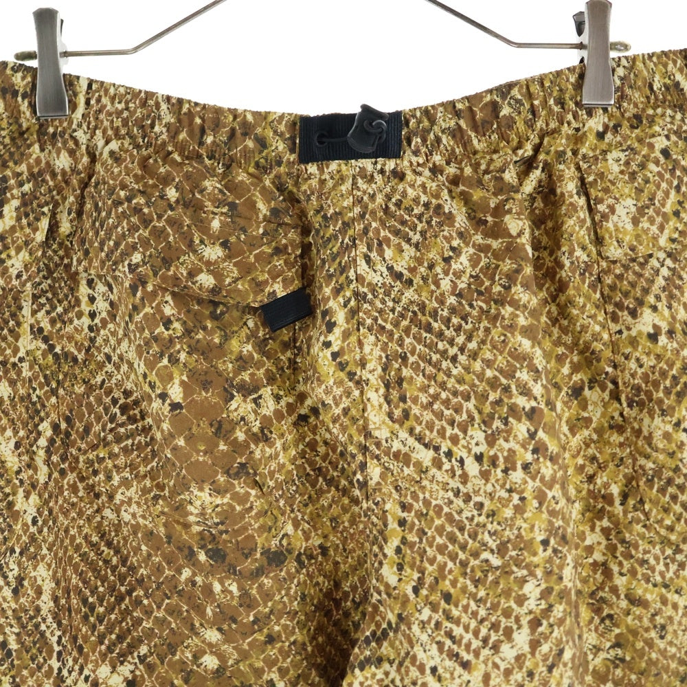 SUPREME(シュプリーム) 22AW ×NIKE ACG Nylon Trail Short Pant ナイキエーシージー パイソン ナイロン トレイルショーツ ハーフパンツ ゴールド DN3260-277